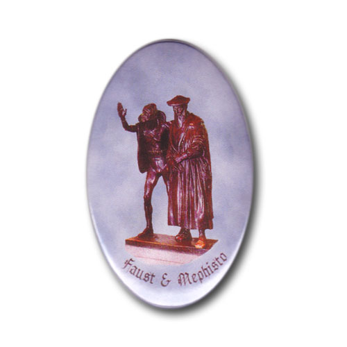 Magnetischer Flaschenöffner: Mephisto und Faust