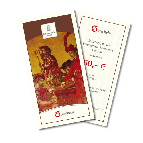 50€ Gutschein (per Post)