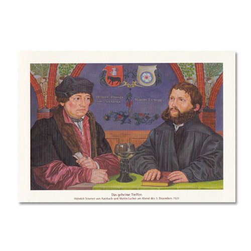 Postkarte: Das geheime Treffen