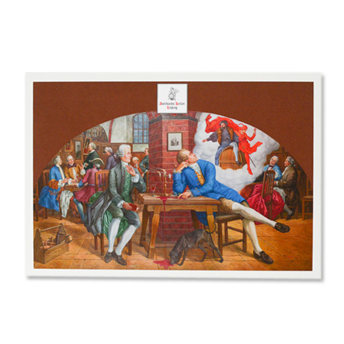 Postkarte: Goethes Faust-Inspiration