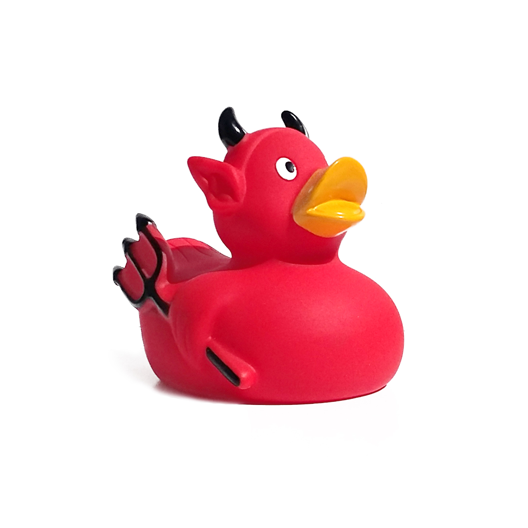 Teuflische Mini-Badeente
