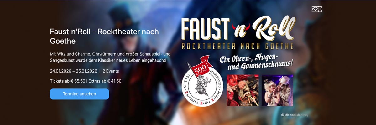 Tickets für „Faust ´n´Roll