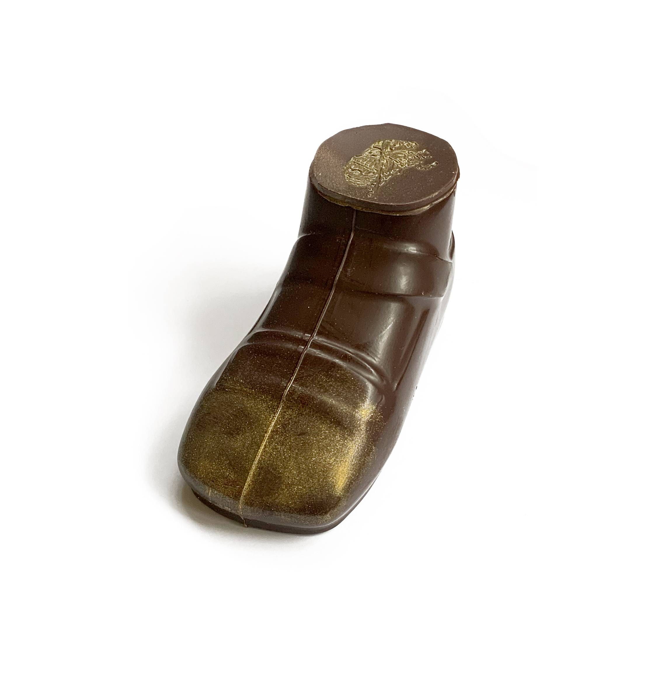 Faust's Schokoladenschuh mit Goldstaub ohne Verpackung